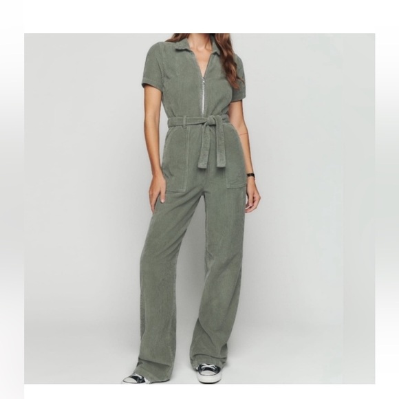 Reformation Pants - Reformation Cassidy Corduroy Jumpsuit
